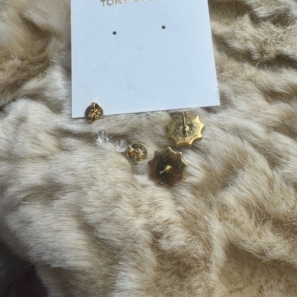 Tory Burch Gold Starburst Earrings - Picture 5 of 9
